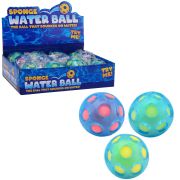 Set 3 mingi pentru apa cu burete, 7 cm