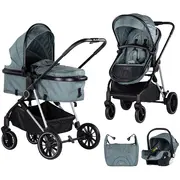 Carucior chipolino aura 3 in 1 basil hubst-kkaur02505ba