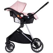Carucior chipolino aura 3 in 1 pink marshmallow hubst-kkaur02506pm