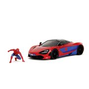 JADA MARVEL SET FIGURINA SPIDER MAN SI MASINUTA METALICA MCLAREN 720S SCARA 1 LA 24 VIV253225034