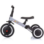 Tricicleta si bicicleta chipolino smarty 2 in 1 grey hubtrksm02301gy