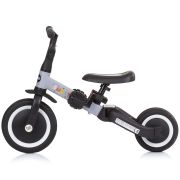 Tricicleta si bicicleta chipolino smarty 2 in 1 grey hubtrksm02301gy