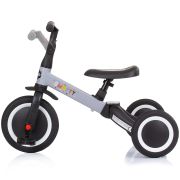 Tricicleta si bicicleta chipolino smarty 2 in 1 grey hubtrksm02301gy