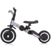 Tricicleta si bicicleta chipolino smarty 2 in 1 grey hubtrksm02301gy