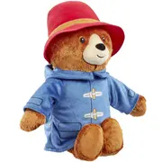 Jucarie de plus cu sunete Ursuletul Paddington in Peru, 22 cm (asezat)
