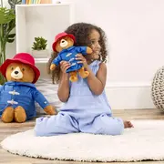 Jucarie de plus cu sunete Ursuletul Paddington in Peru, 22 cm (asezat)