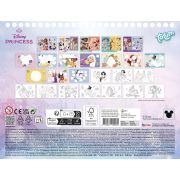 Carte de colorat & abtibilduri cu numere - disney princess