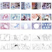 Carte de colorat & abtibilduri cu numere - frozen