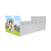 Pat Bluey Gama Nani, cu Saltea SafeNest 160x80 Cm, 2-12 Ani  Ptv8324