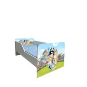 Pat Bluey Gama Sleepy, cu Saltea SafeNest 140x70 Cm, 2-8 Ani  Ptv7723