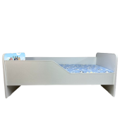 Pat Bluey Gama Sleepy, cu Saltea SafeNest 160x80 Cm, 2-12 Ani  Ptv7728