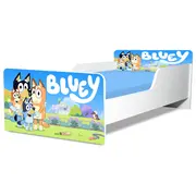 Pat Bluey 2 Gama Creativ, cu Saltea SafeNest 140x70 Cm, 2-8 Ani  Ptv8215