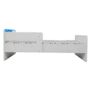 Pat Bluey 2, Cu Dubla Protectie, cu Saltea SafeNest 180x80x8 Cm, 2-16 Ani Ptv8013