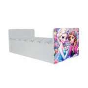 Pat fetite Frozen Flowers Gama Nani, cu Saltea SafeNest 130x60 Cm, 2-6 Ani  Ptv8347