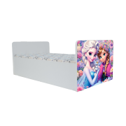 Pat fetite Frozen Flowers Gama Nani, cu Saltea SafeNest 140x70 Cm, 2-8 Ani  Ptv8350