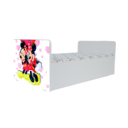 Pat Mickey Si Minnie Gama Nani, cu Saltea SafeNest 140x70 Cm, 2-8 Ani  Ptv8362