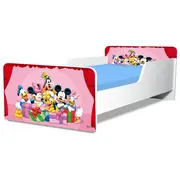 Pat Mickey Si Prietenii 3 Gama Creativ, cu Saltea SafeNest 160x80 Cm, 2-12 Ani  Ptv8175