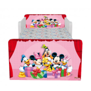 Pat Mickey Si Prietenii 3, Cu Dubla Protectie, cu Saltea SafeNest 160x80 Cm, 2-12 Ani  Ptv7956