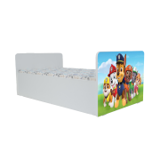 Pat Paw Patrol Gama Nani, cu Saltea SafeNest 160x80 Cm, 2-12 Ani  Ptv8345