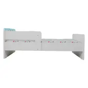 Pat Roblox, Cu Dubla Protectie, cu Saltea SafeNest 140x70 Cm, 2-8 Ani  Ptv8098