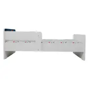 Pat baieti Roblox 2, Cu Dubla Protectie, cu Saltea SafeNest 130x60 Cm, 2-6 Ani  Ptv8107