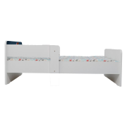 Pat baieti Roblox 2, Cu Dubla Protectie, cu Saltea SafeNest 140x70 Cm, 2-8 Ani  Ptv8118