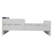 Pat baieti Spiderman 6, Cu Dubla Protectie, cu Saltea SafeNest 180x80x8 Cm, 2-16 Ani Ptv7940