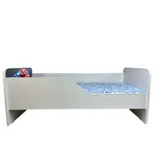 Pat baieti Spiderman 8 Gama Sleepy, cu Saltea SafeNest 160x80 Cm, 2-12 Ani  Ptv7622