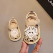 Sandalute crem cu piuitoare - bunny md2025su01-2-c