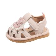 Sandalute roz pudra cu piuitoare - bunny mb2025su01-1-c