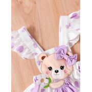 Set body lila si sarafan cu ursulet mdtu42-r2
