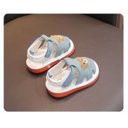 Sandalute bleu cu piuitoare - bear family md2025su13-1-sa45
