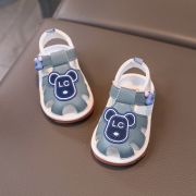 Sandalute bleu cu piuitoare - ursulet lc mb2025su08-1-s1
