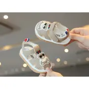 Sandalute crem cu piuitoare - cool bear mb2025su18-1-bo1