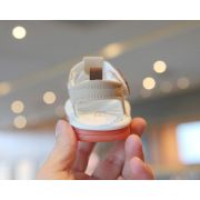 Sandalute crem cu piuitoare - ursulet md2025su07-2-c