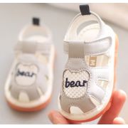 Sandalute gri cu piuitoare - bear md2025su17-3-sa42