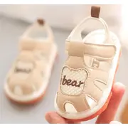 Sandalute ivoire cu piuitoare - bear mb2025su17-2-sa42