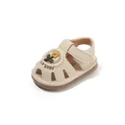 Sandalute ivoire cu piuitoare - floricica crosetata md2025su03-2-c