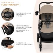 CARUCIOR KINDERKRAFT YOXI 3IN1 (MINK PRO) BEJ NISIP VIVKSYOXI00BEG3000