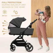 CARUCIOR KINDERKRAFT YOXI 3IN1 (MINK PRO) MOON GREY VIVKSYOXI00GRY3000