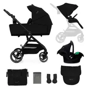 CARUCIOR KINDERKRAFT YOXI 3IN1 (MINK PRO) PURE BLACK VIVKSYOXI00BLK3000