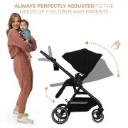 CARUCIOR KINDERKRAFT YOXI 3IN1 (MINK PRO) PURE BLACK VIVKSYOXI00BLK3000