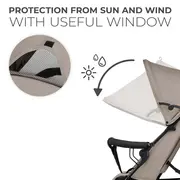 CARUCIOR SPORT KINDERKRAFT TIK, TIP UMBRELA,  STONE BEIGE VIVKSTIK000BEG0000