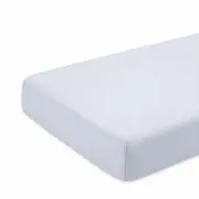 Cearceaf alb, cu elastic, din bumbac, 70x120 cm KDECE70120A