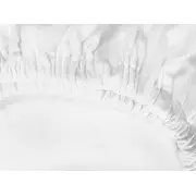 Cearceaf alb, cu elastic, din bumbac, 70x160 cm KDECE160A