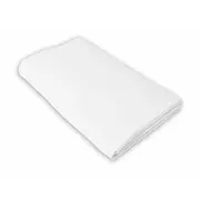Cearceaf alb, cu elastic, din bumbac, 80x190 cm KDECE190A