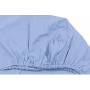 Cearceaf albastru, cu elastic, din bumbac, 70x120 cm KDECE70120AB