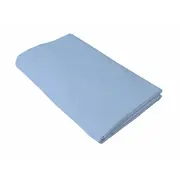 Cearceaf albastru, cu elastic, din bumbac, 90x200 cm KDECE200AB