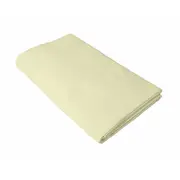 Cearceaf crem, cu elastic, din bumbac, 90x200 cm KDECE200C