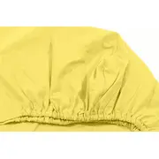 Cearceaf galben, cu elastic, din bumbac, 52x95 cm KDECE95G